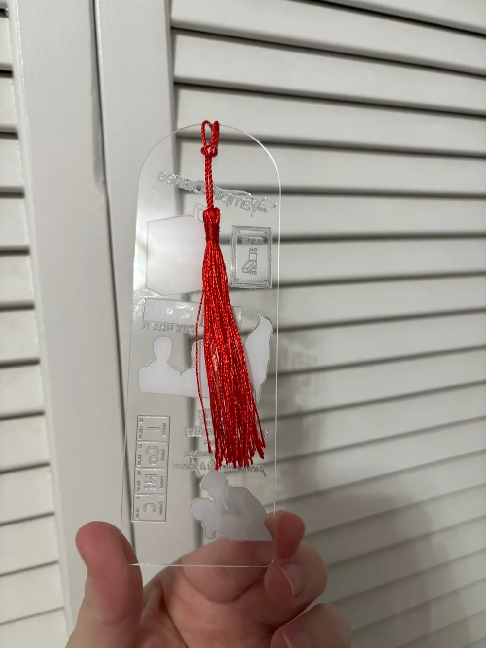 Vampire tv show fandom vibes handcrafted bookmark by me